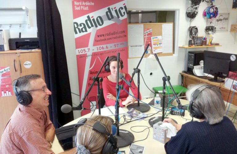 Photo du studio Radio d'ici