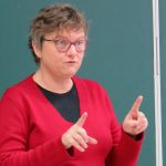 Irène Chauve, intervenante pour le stage lecture à voix haute IV dans le cadre des Rencontre Voix & Musiques 2024 du Petit Théâtre Pilat