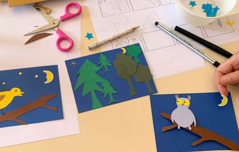 Illustration du stage Raconter en images des Rencontres Voix & Musiques 2026.