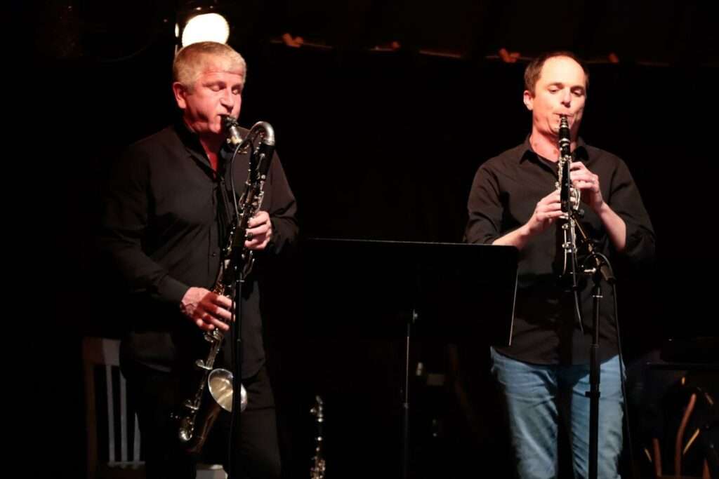 Franck René et Didier Vallot, maîtres du stage Clarinettes des Rencontres Voix & Musiques 2026